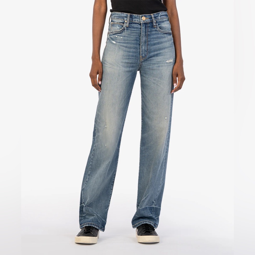 Kut From The Kloth Sienna High Rise Wide Left Jeans